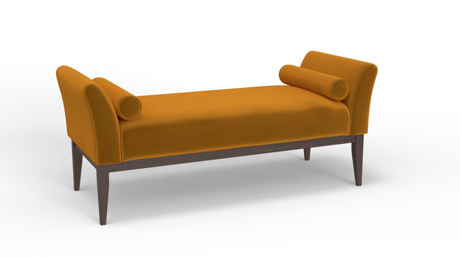 Stylish hallway bench with padded seat – British made