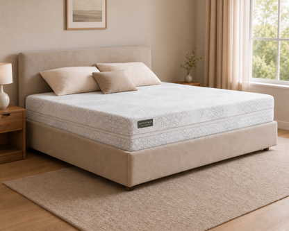 Motion Beds Cool Gel Mattress in a bedroom